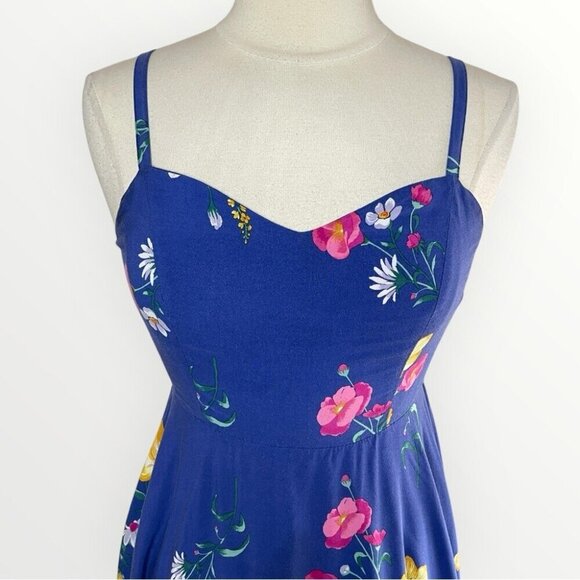 OLD NAVY Floral Fit & Flare Mini Sundress, Small - Picture 2 of 7